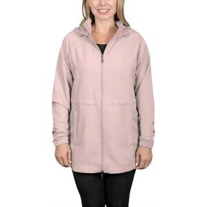 Kirkland Signature Womens Water and Wind Resistant Jacket (Pink, Medium)